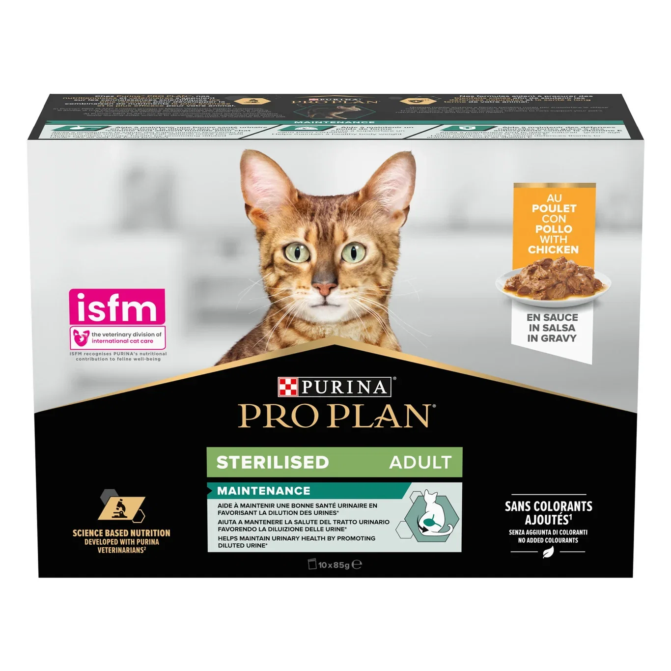 Pro Plan Purina Pro Plan Nutrisavour Sterilised Kylling 10x85 g