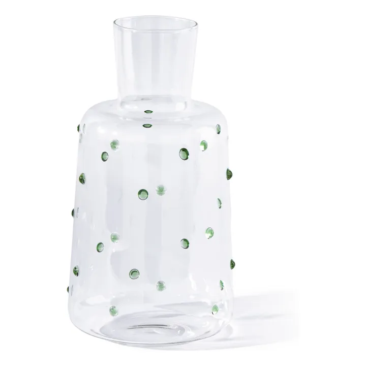 Pols Potten Carafe en verre Nob | Vert