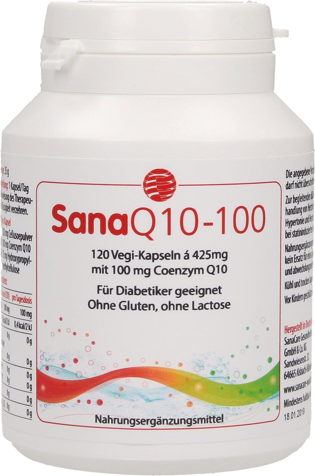 SanaCare  SanaQ10, 120 Kapseln