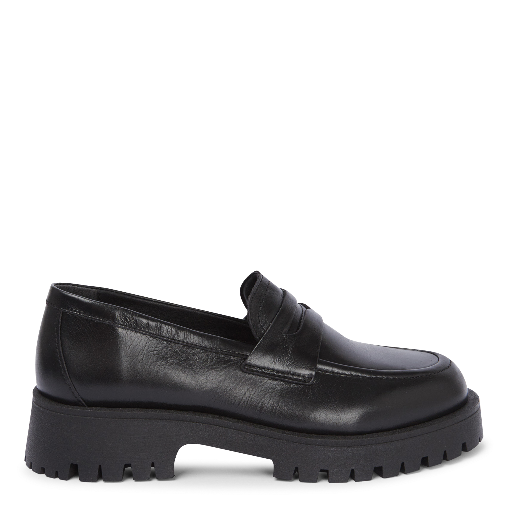 Mocassins en cuir | Noir