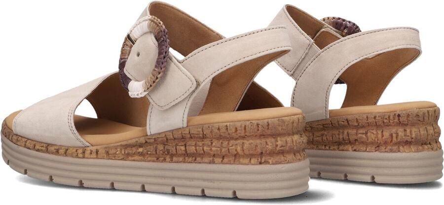 Gabor 706 Sandalen Met Sleehak Dames Beige