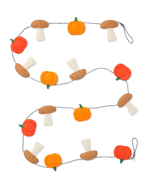guirlande 250cm feutre d'automne