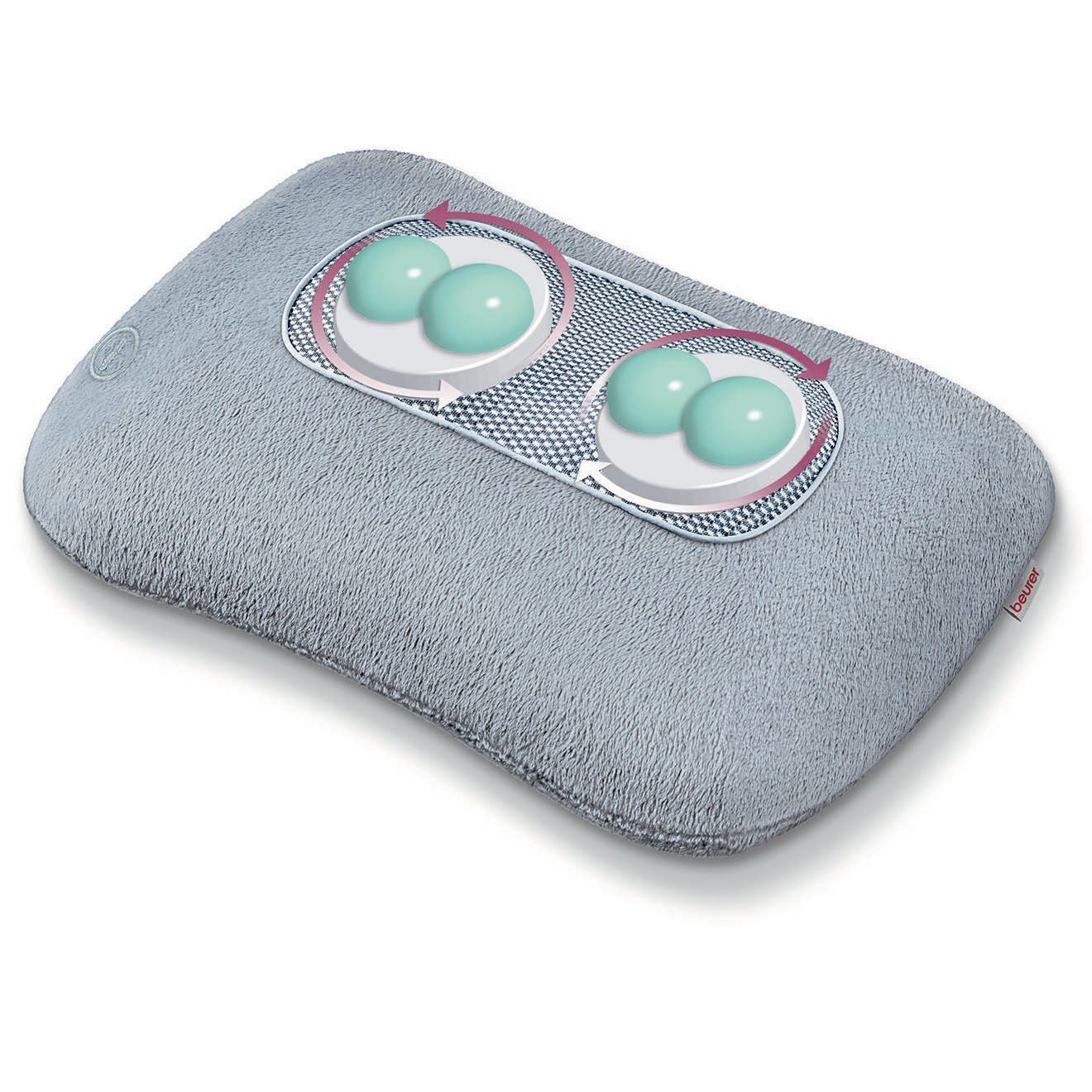 Beurer Coussin de massage Shiatsu nuque/dos/jambes  gris - 12 W