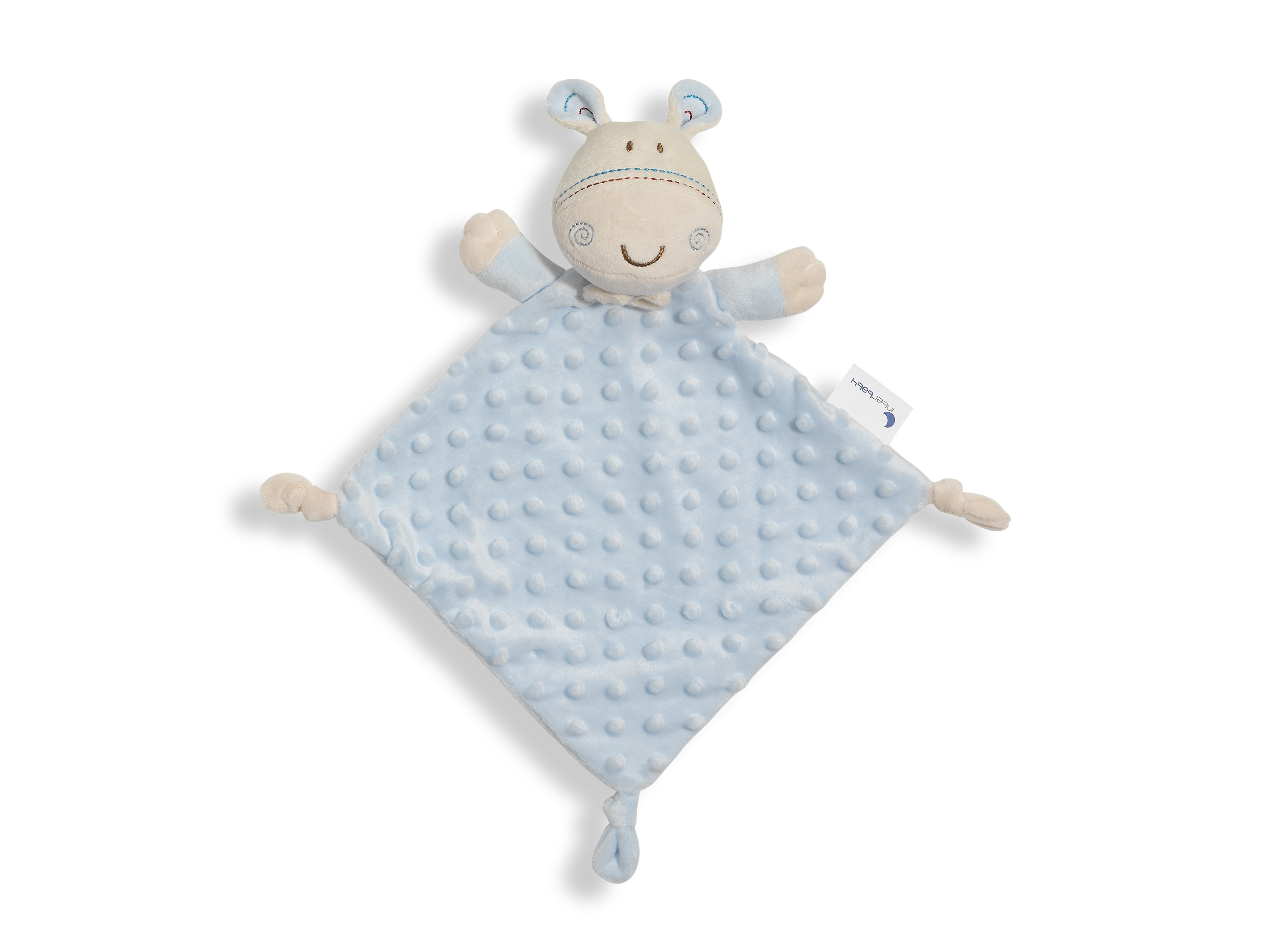 MANTINHA DOUDOU INTERBABY GIRAFA AZUL