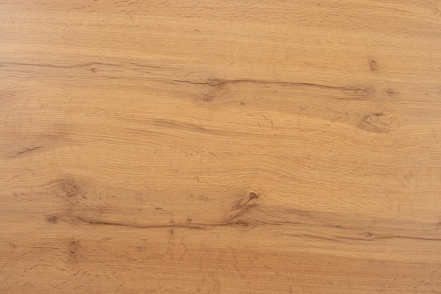 SAM Esstisch Josy | 140 x 80 cm | Holz Wildeiche-Optik | U-Gestell Metall schwarz | 40 mm Tischplatte mit Baumkante | Tisch für Esszimmer & Küche