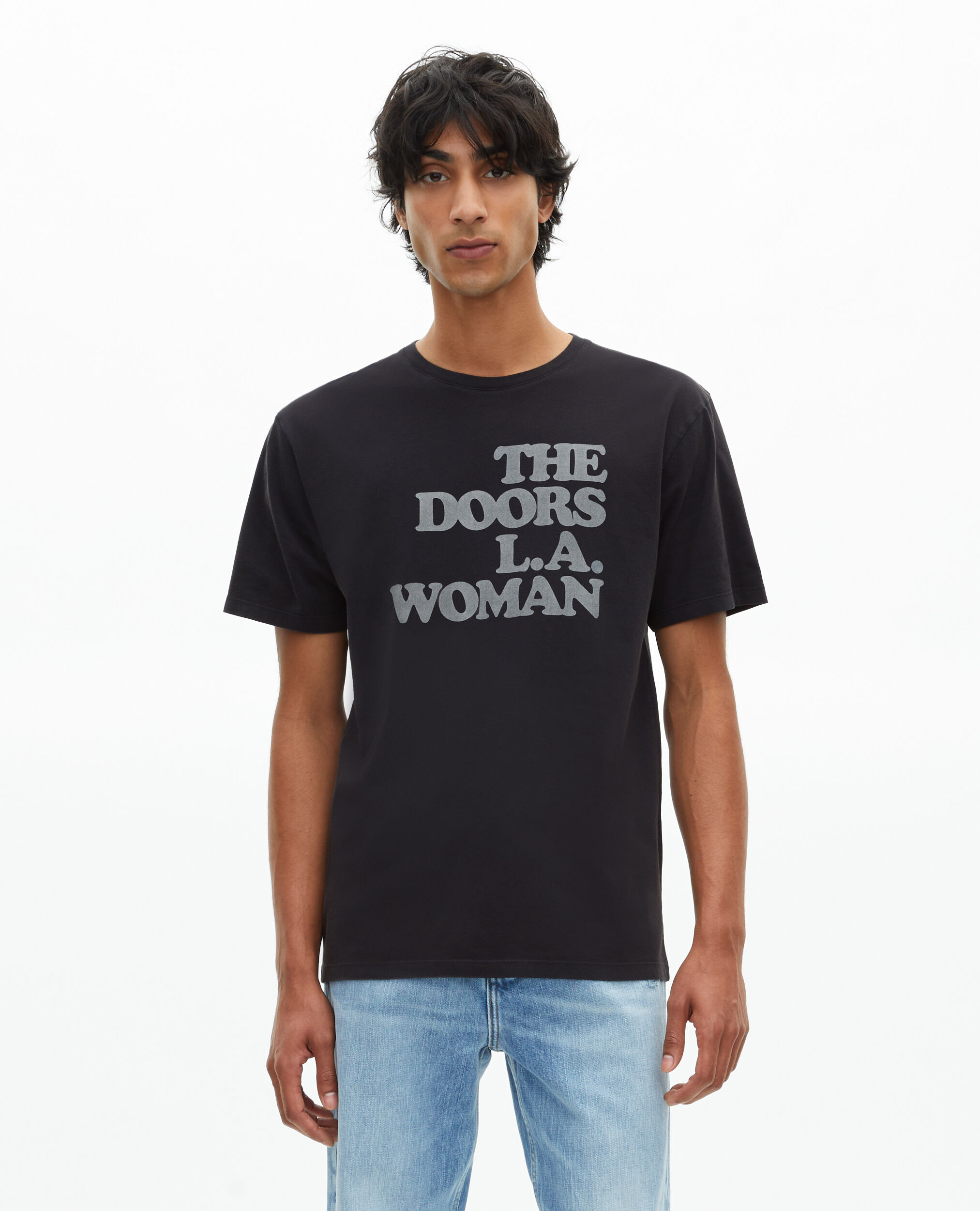 T-shirt mixte The Doors X The Kooples noir