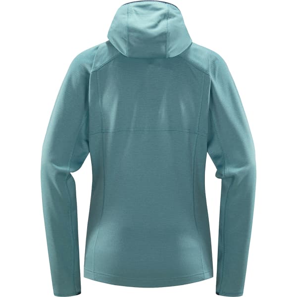 Veste polaire randonnée HAGLÖFS SKUTA HOOD W FROST BLUE