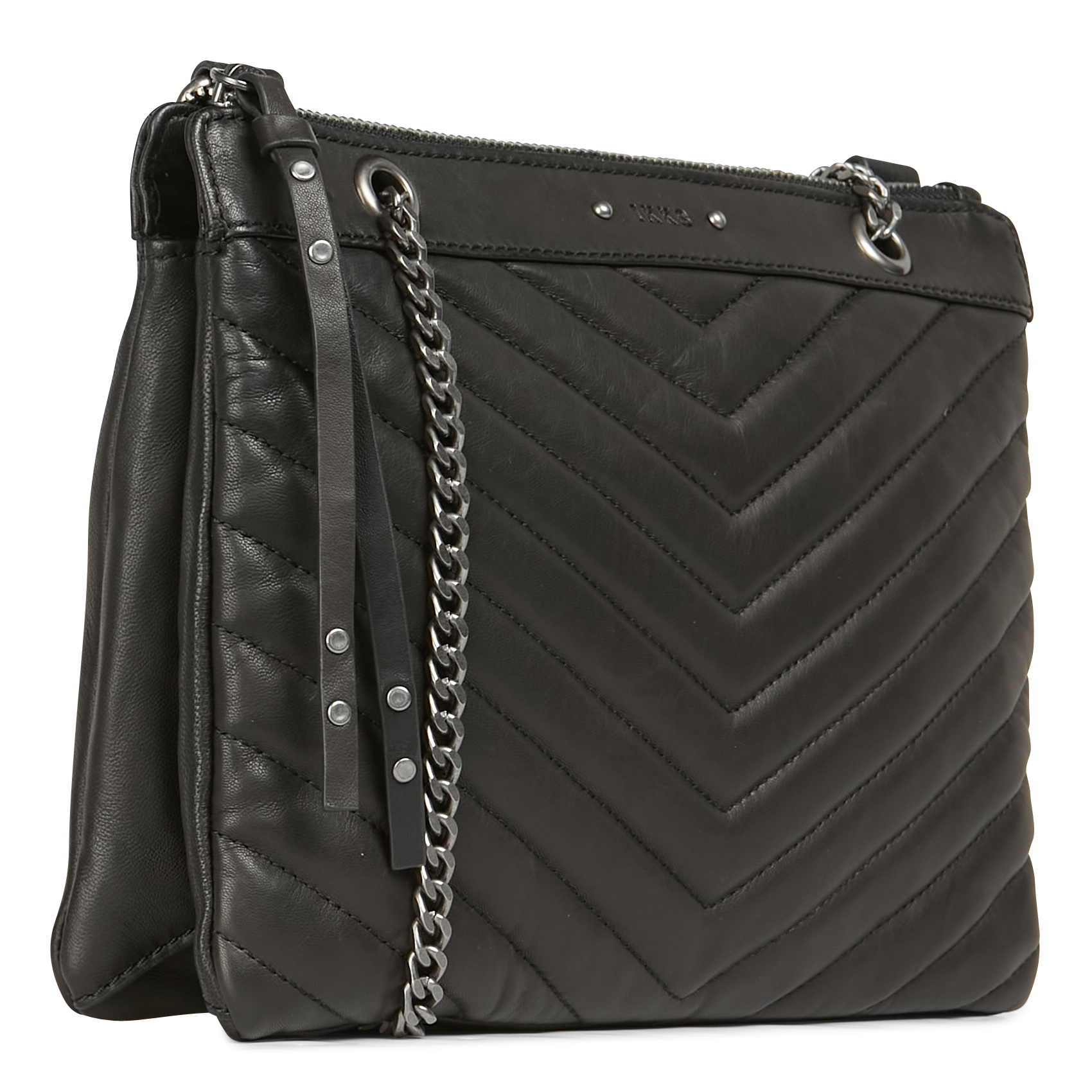 1440 - Sac en cuir matelassé | Noir