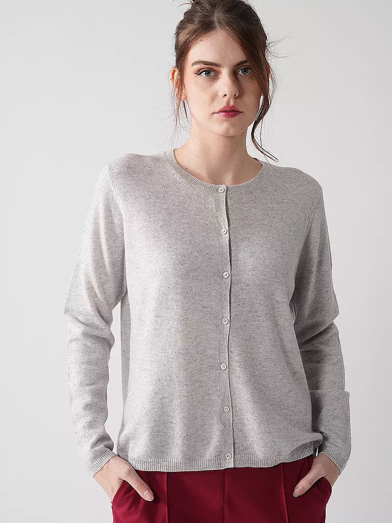 KATESTORM Strickjacke  hellgrau