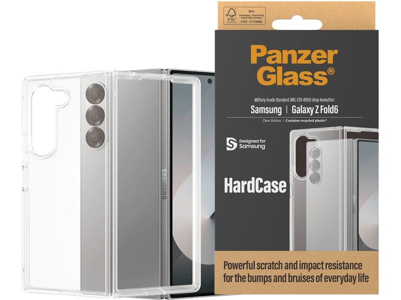 Panzerglass Back Cover Hardcase Galaxy Z Fold6 Transparent Transparente Schutzhülle für das Samsung Galaxy Z Fold6