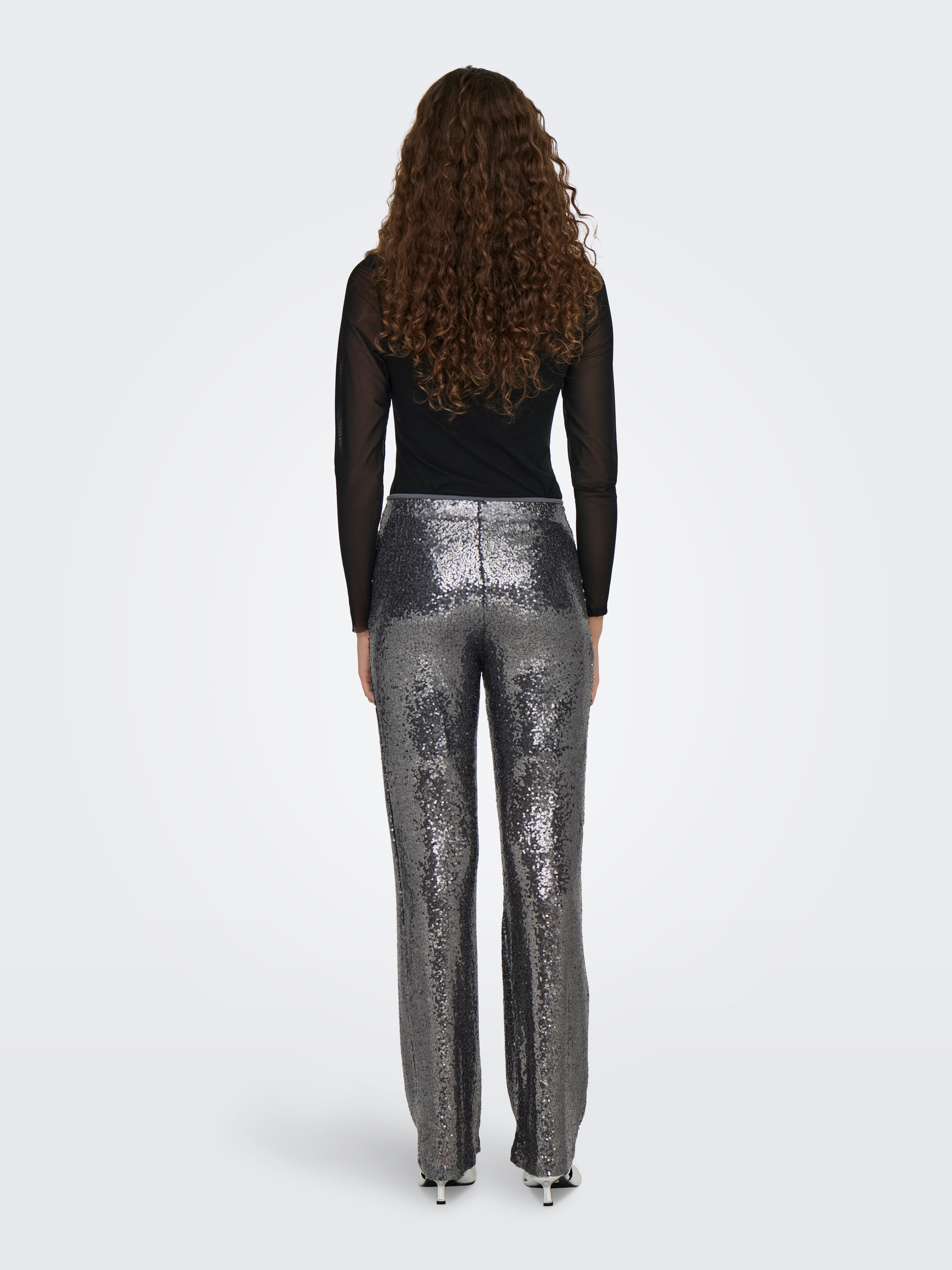 ONLSTEO Hohe Taille Gerade geschnitten Hose Magnet
