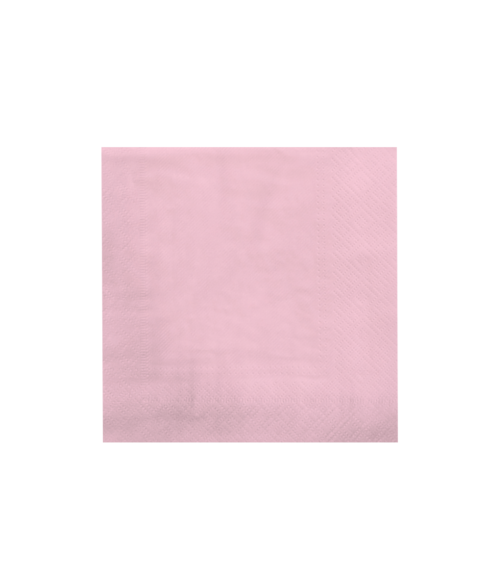 Lichtroze Servetten Pastel 16,5cm 8st