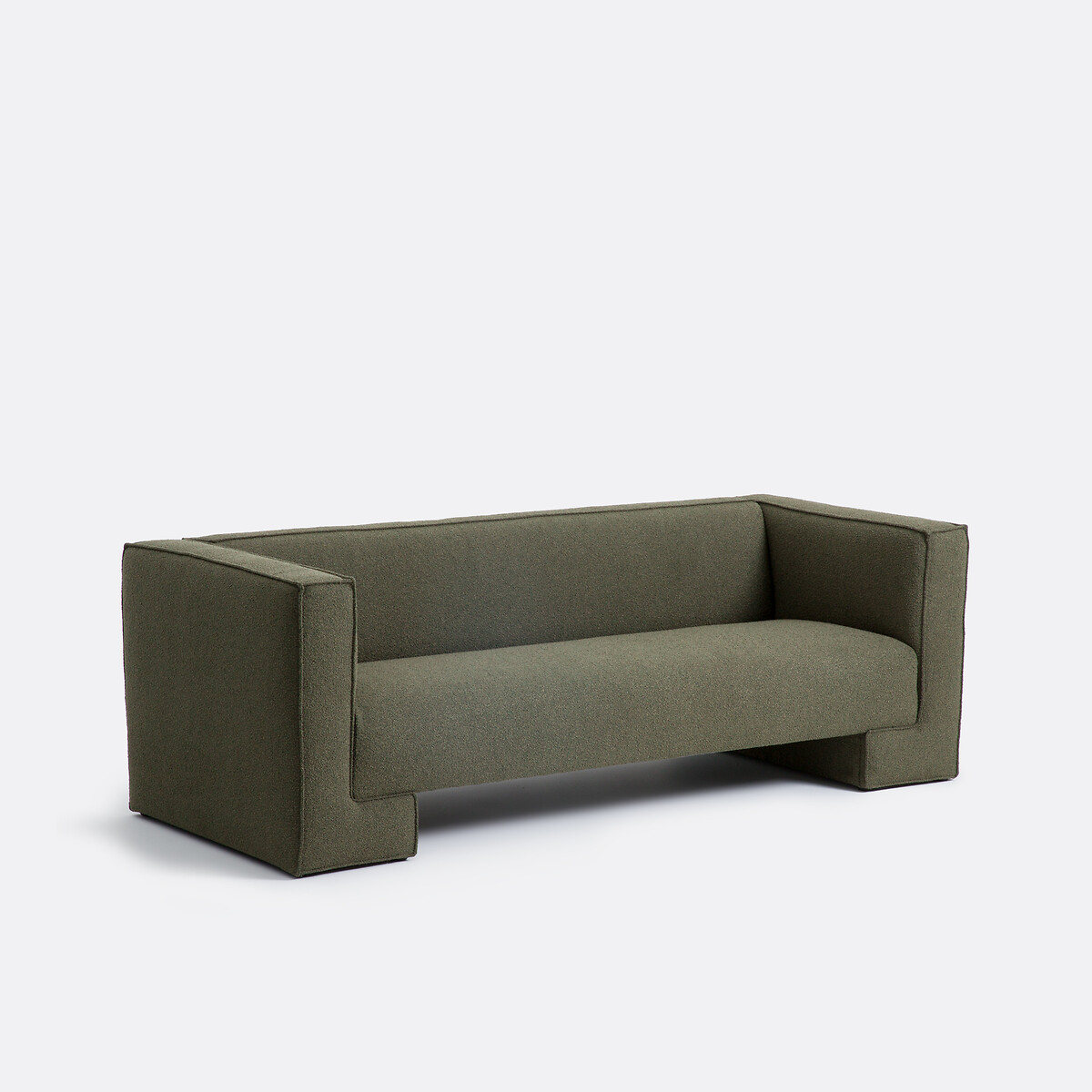 LA REDOUTE INTERIEURS<br>Sofá de 3 lugares, bouclette fino, Capu
