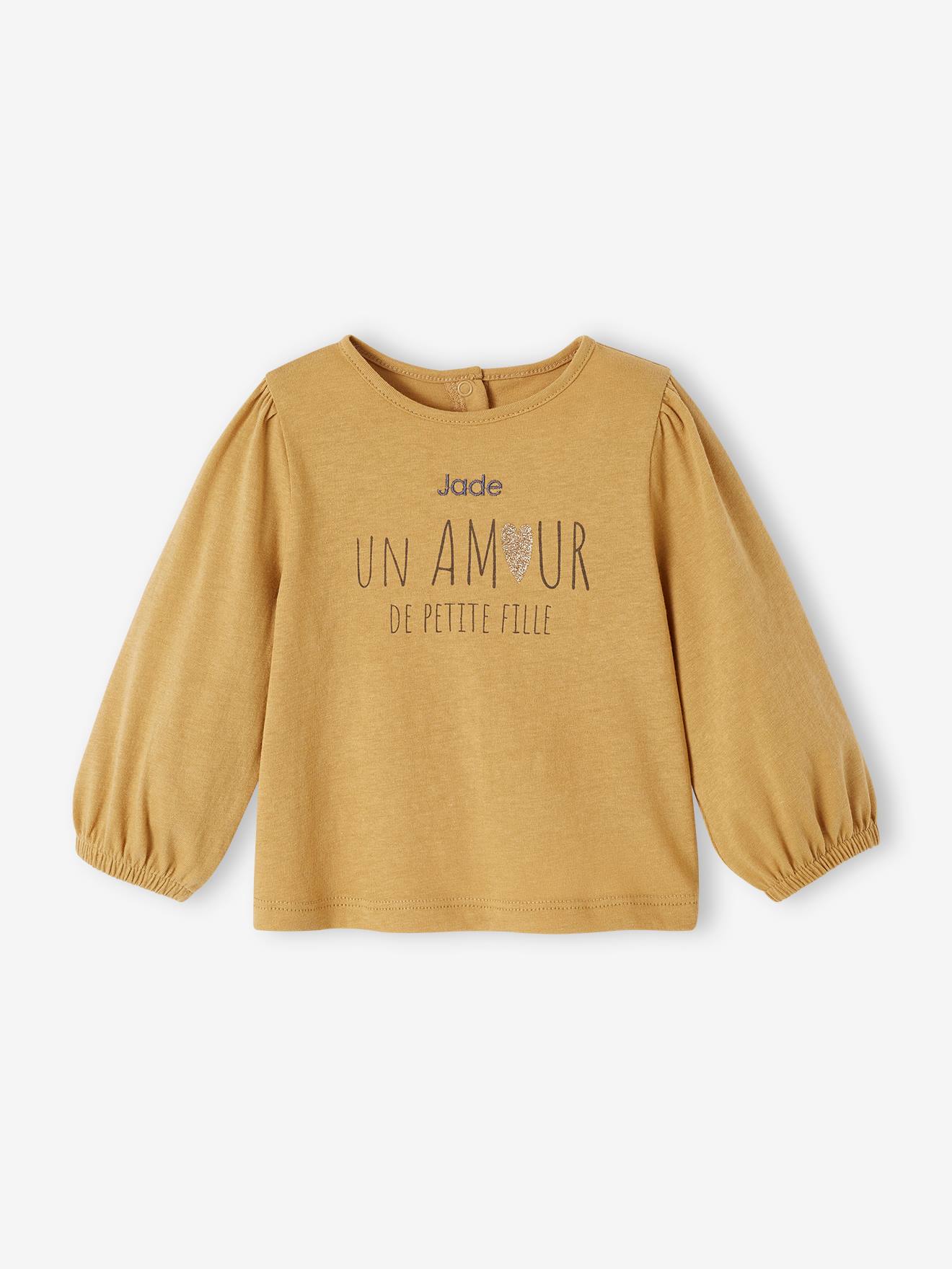Camiseta de bebê bronze personalizável