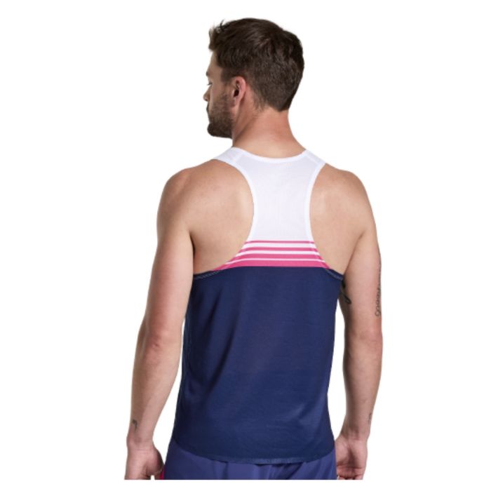 Saucony Herre Singletter Elite Singlet Blå