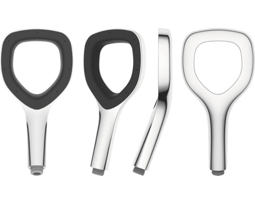 AVITAL JULA eco handdouche 237 x 120 mm chroom/zwart
