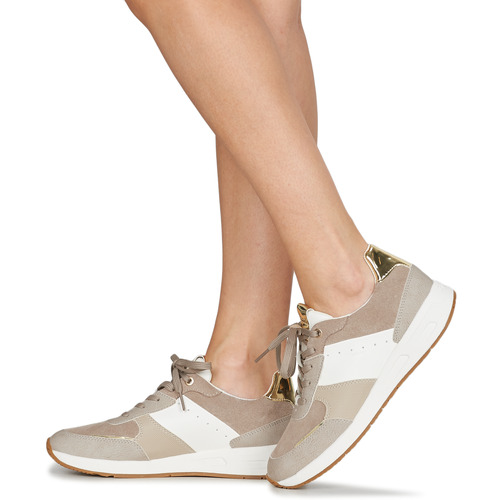 Geox - D BULMYA - Beige / Blanc / Doré