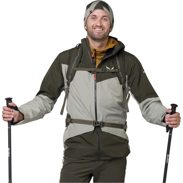 Veste randonnée SALEWA PUEZ GTX 2L JACKET DARK OLIVE
