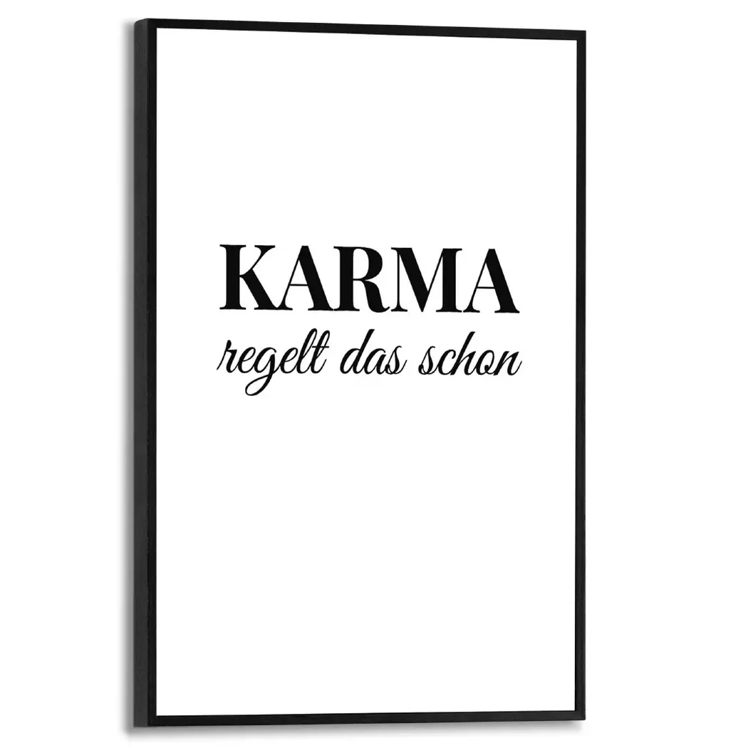 Wandbild 20 x 30 cm Karma