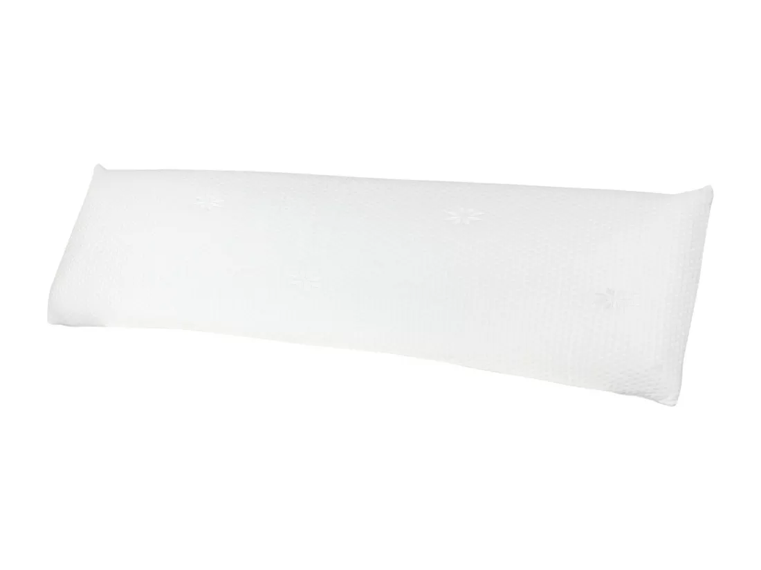 Traversin plat 135x35 cm ASCONA mousse à mémoire de forme visco