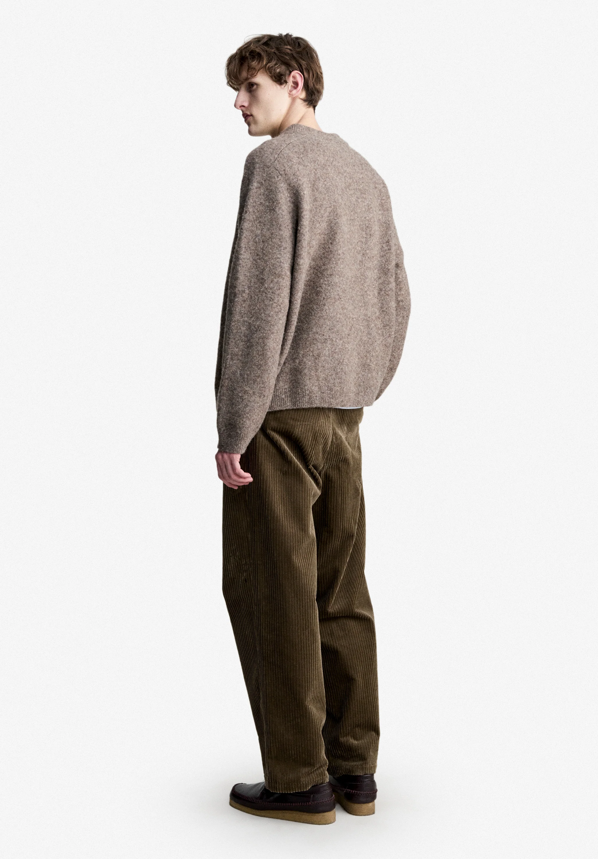 Pull ample marron taupe - Taupe