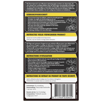 HOME DEFENSE® zilvervisjesval 3 stuks