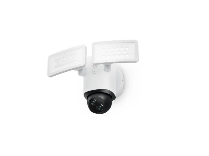 Eufy Floodlight E340 - Netværksovervågningskamera - panonering / hældningsvinkel - udendørs - vejrbestandig - farve (Dag/nat) - 3K, 2K - audio - trådløs - WiFi