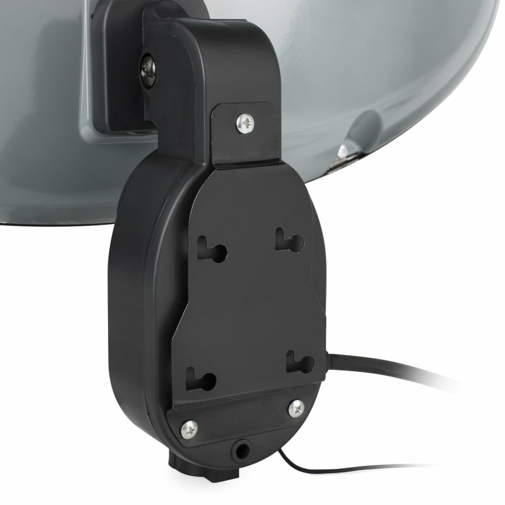 Chauffage mural de patio ka-5286 2000 w quartz noir