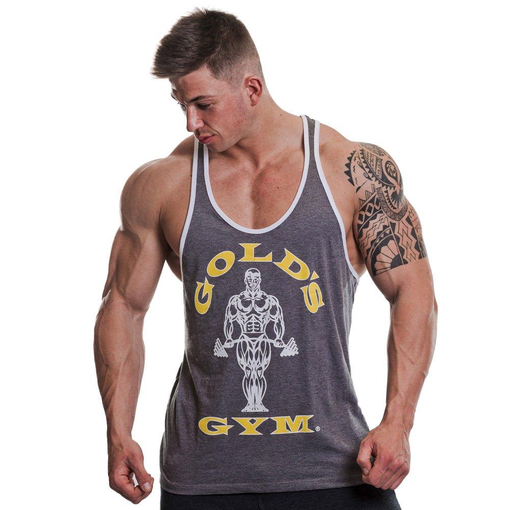 Golds Gym GoldsGym Muscle Joe Contrast Stringer Vest Mens