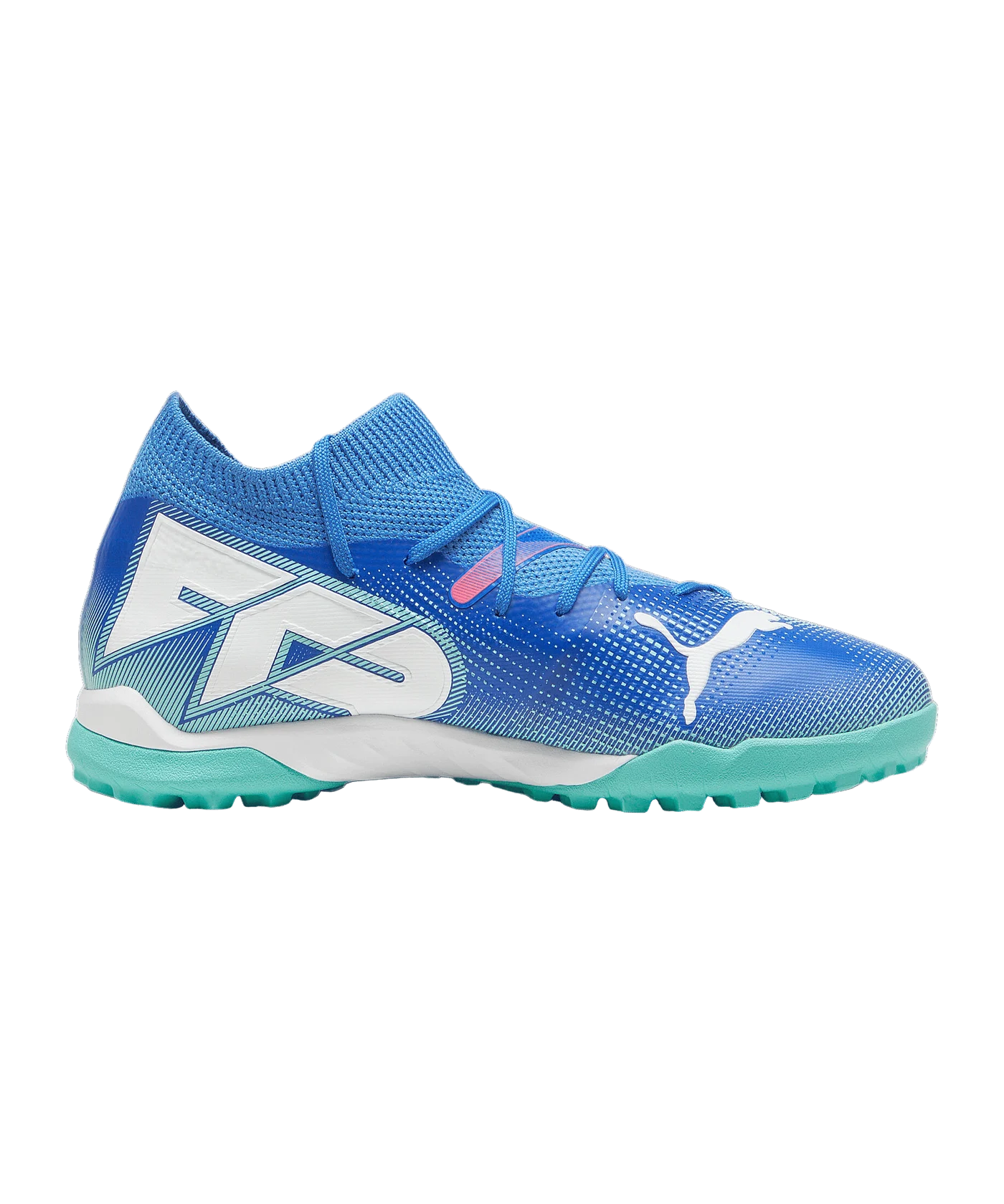 PUMA FUTURE 7 Match + Mid TF Formula Kids Blau Weiss F01