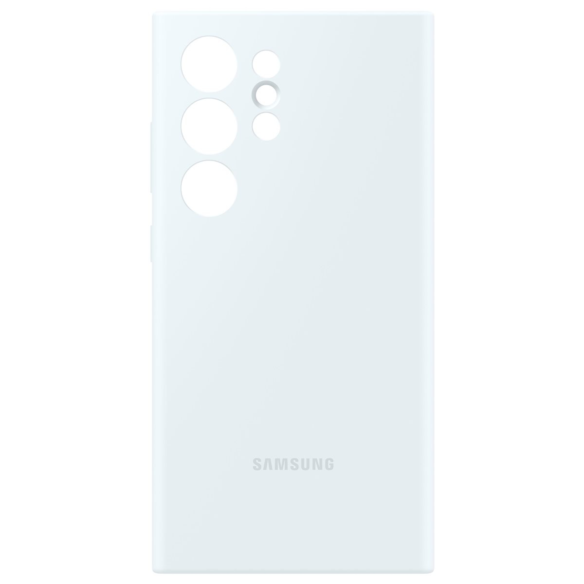 Galaxy S24 Ultra Silikon Cover Hülle (EF-PS928TWEGWW) - White (Weiss)