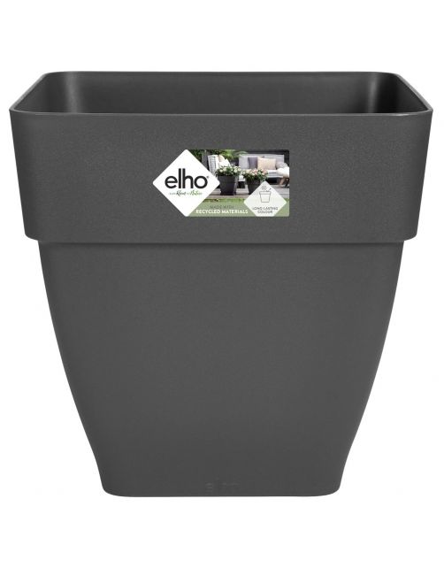 Elho Bloempot Vibia Campana Vierkant Grijs - Buitenpot