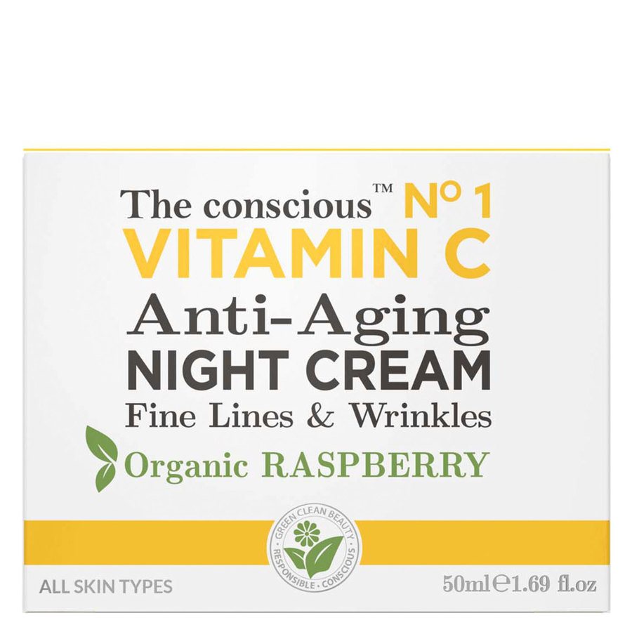 Biovène The Conscious Vitamin C Anti Aging Night Cream Organic Raspberry 50ml