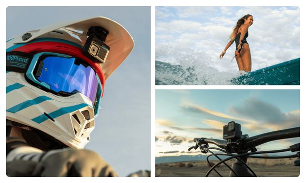 Pack Caméra d'Action GoPro Hero   microSD   Supports   Etui