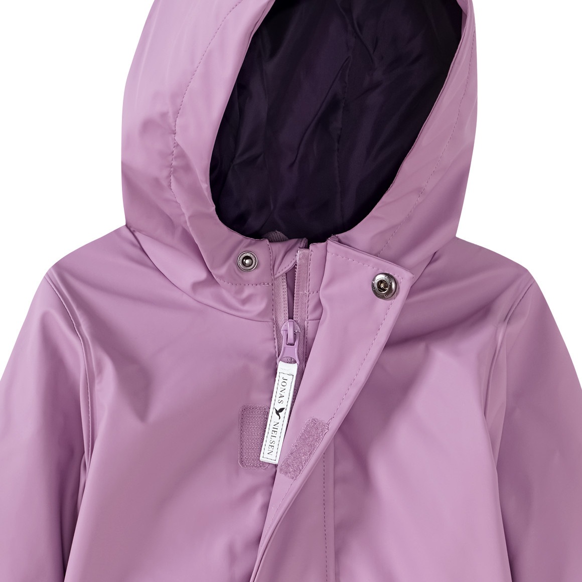 Jonas Nielsen Mädchen Regenjacke mit Beschichtung helllila