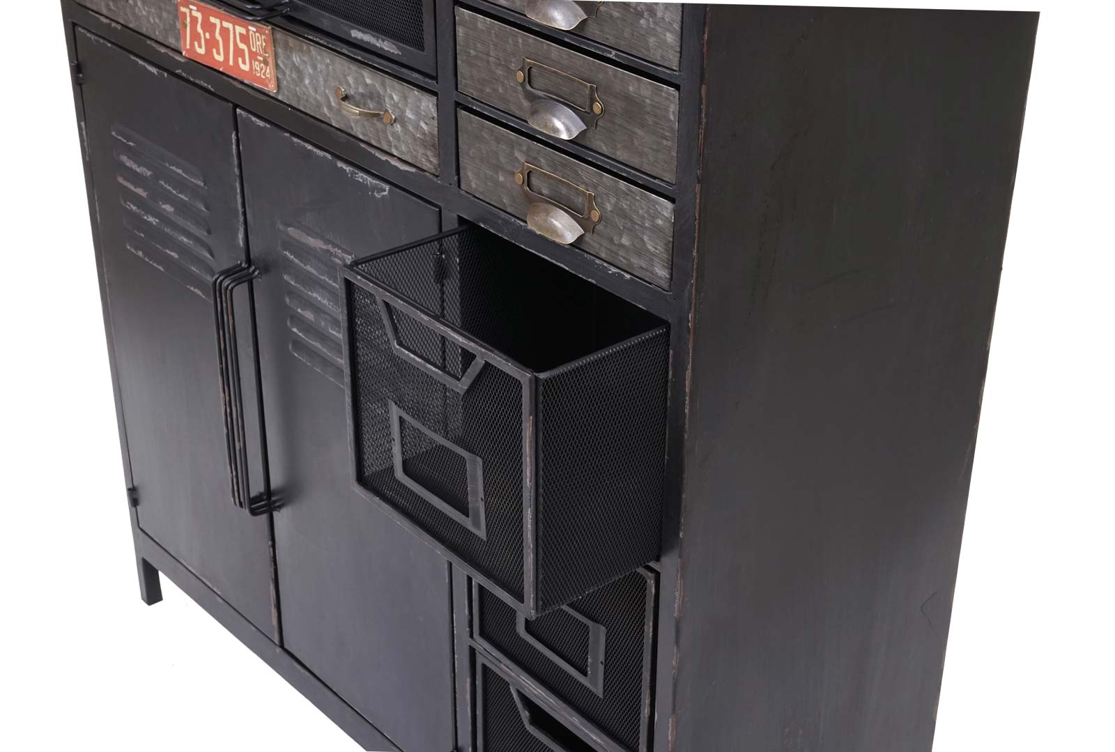 Apothekerkommode MCW-F32, Schubladenschrank Sideboard, Industriedesign 115x89x35cm