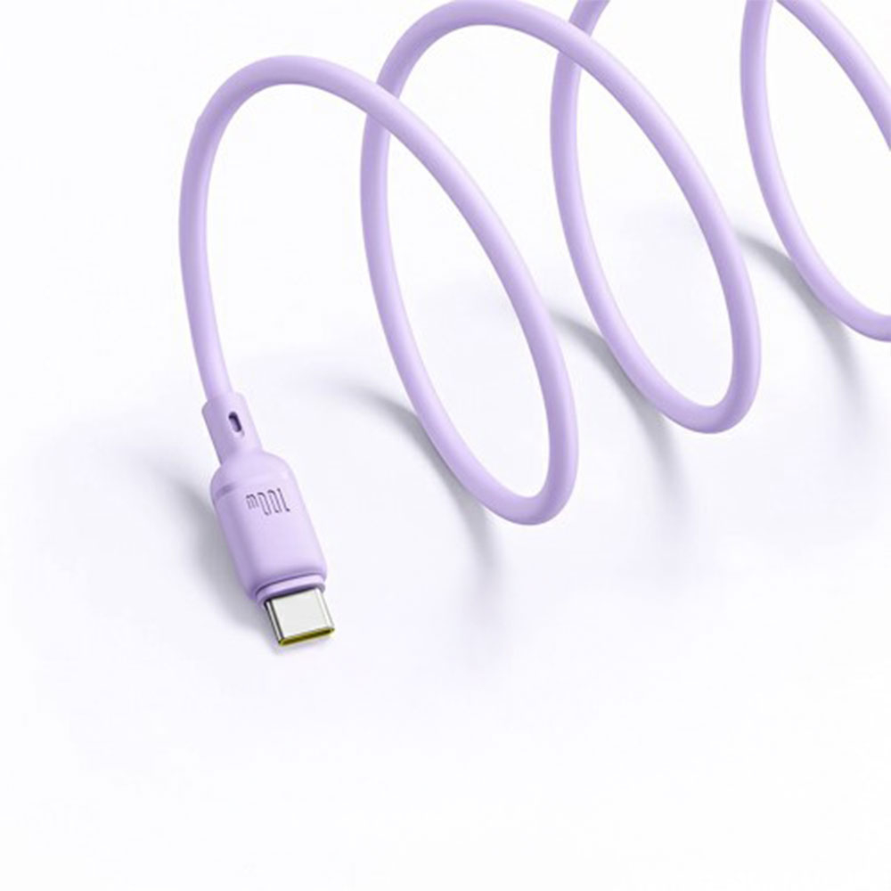 (1.5m) 100W 2in1 USB C auf 2x USB C Ladekabel Datenkabel Power Delivery - Lila