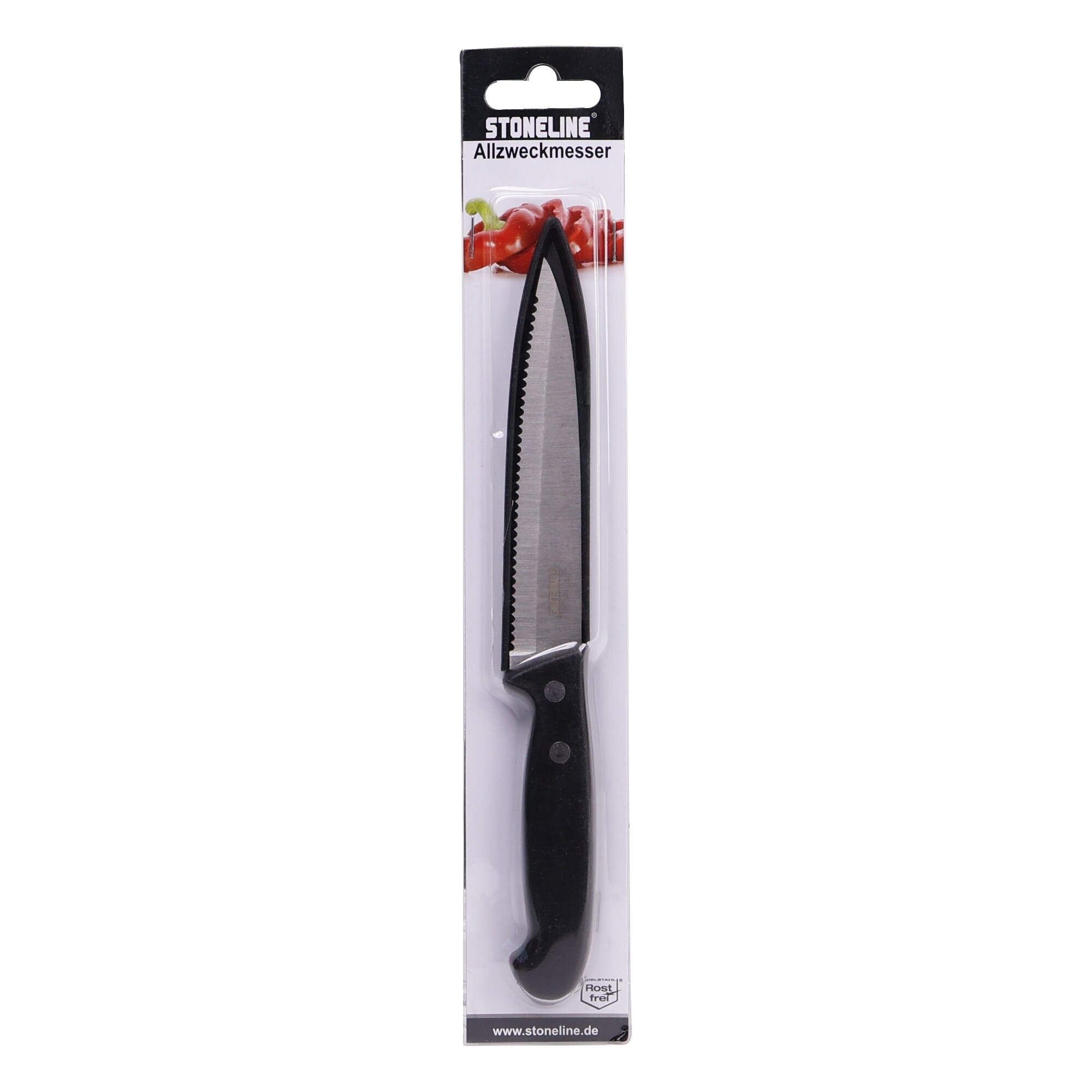 STONELINE® 23 cm Allzweckmesser, mit Klingenschutz