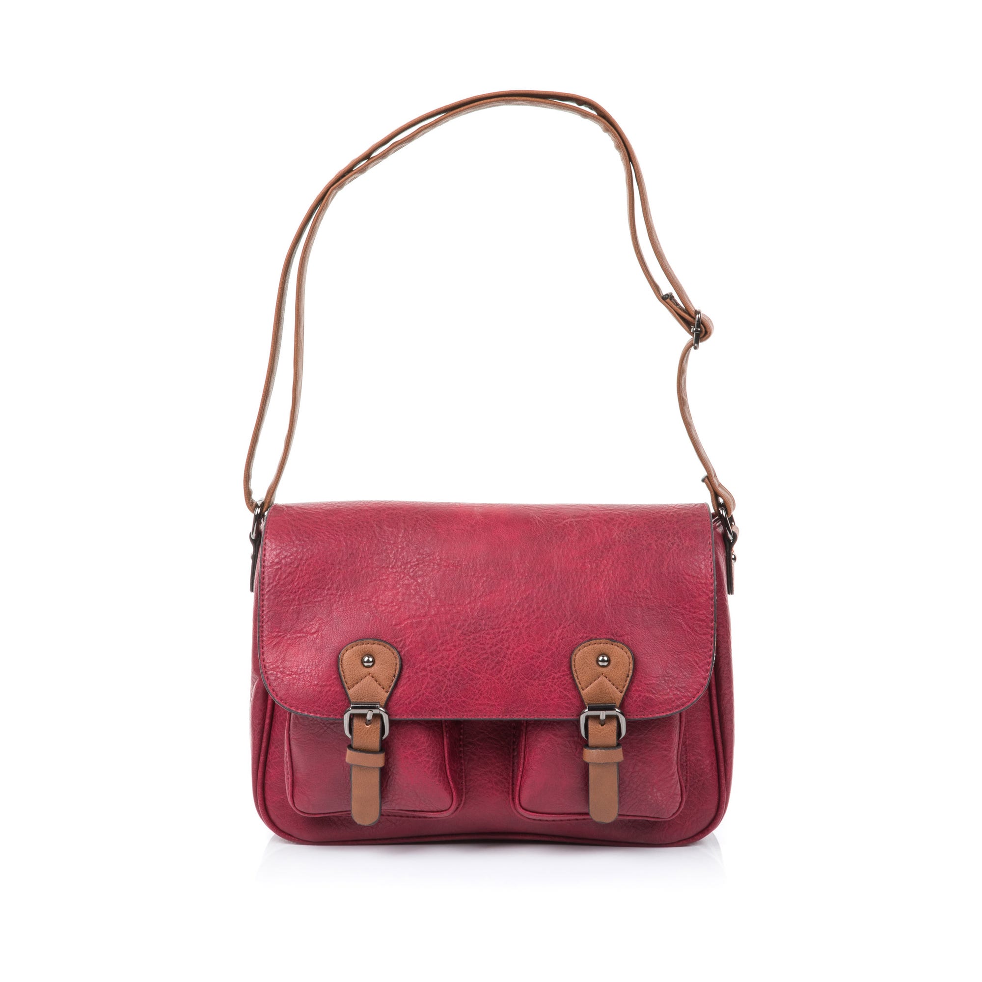 Sac bandoulière bordeaux