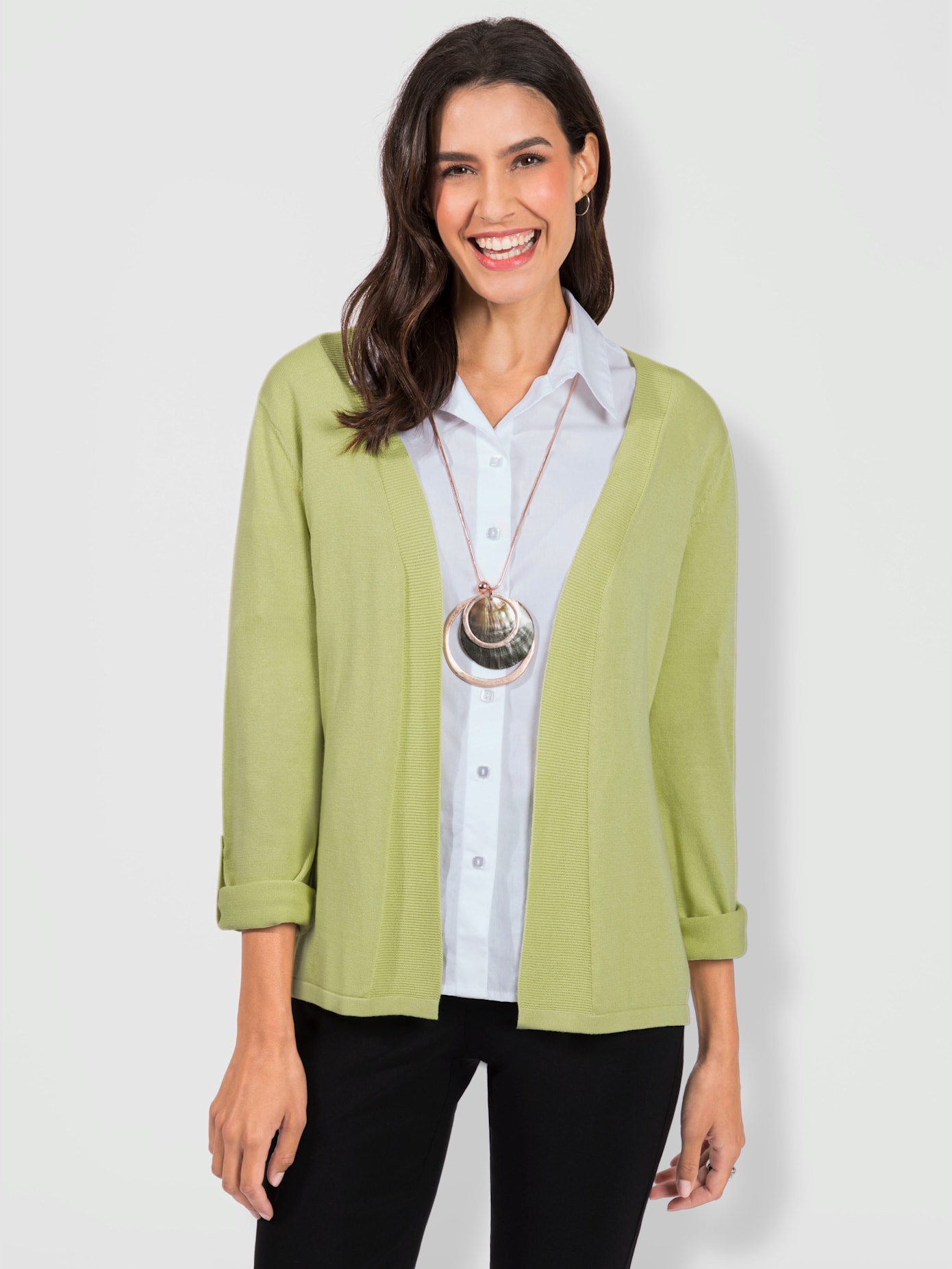 Veste en tricot fin 55% coton