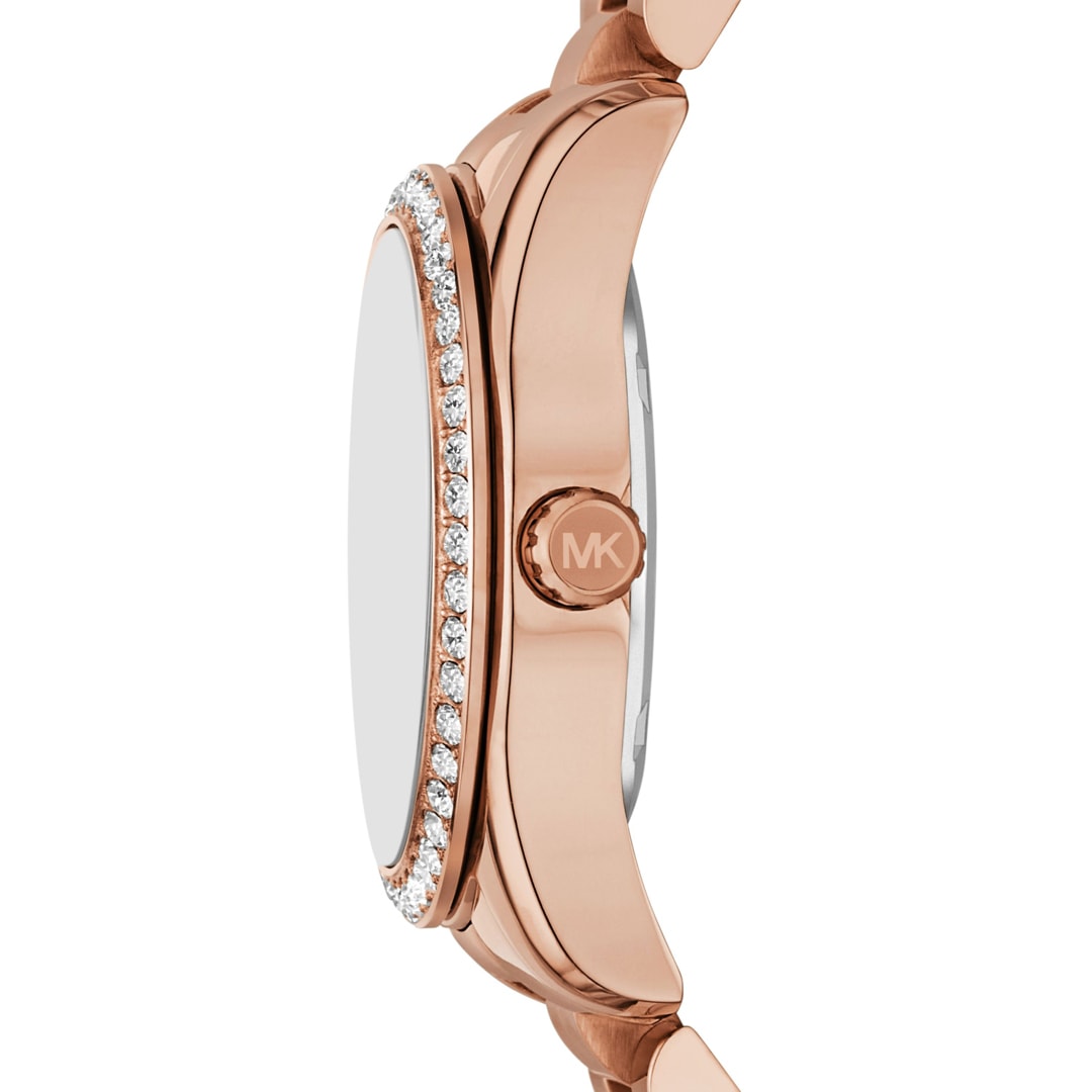Michael Kors Lexington Lux Day Date Rosé / Blau