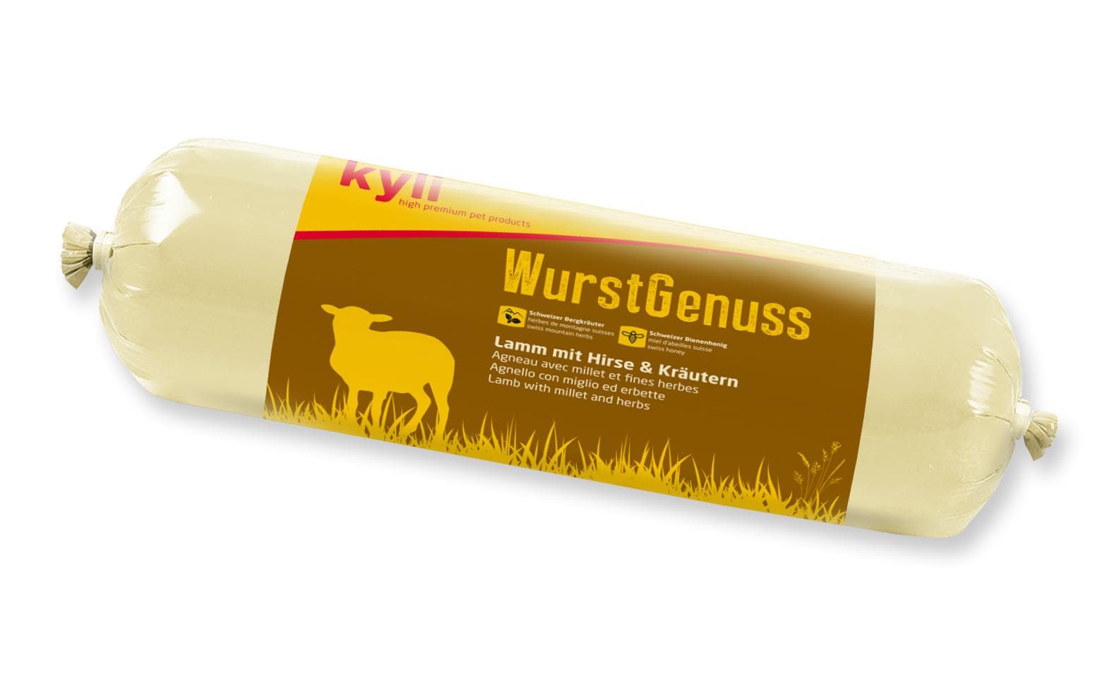 Nassfutter WurstGenuss Lamm, 800 gAlleinfuttermittel für ausgewachsene Hunde