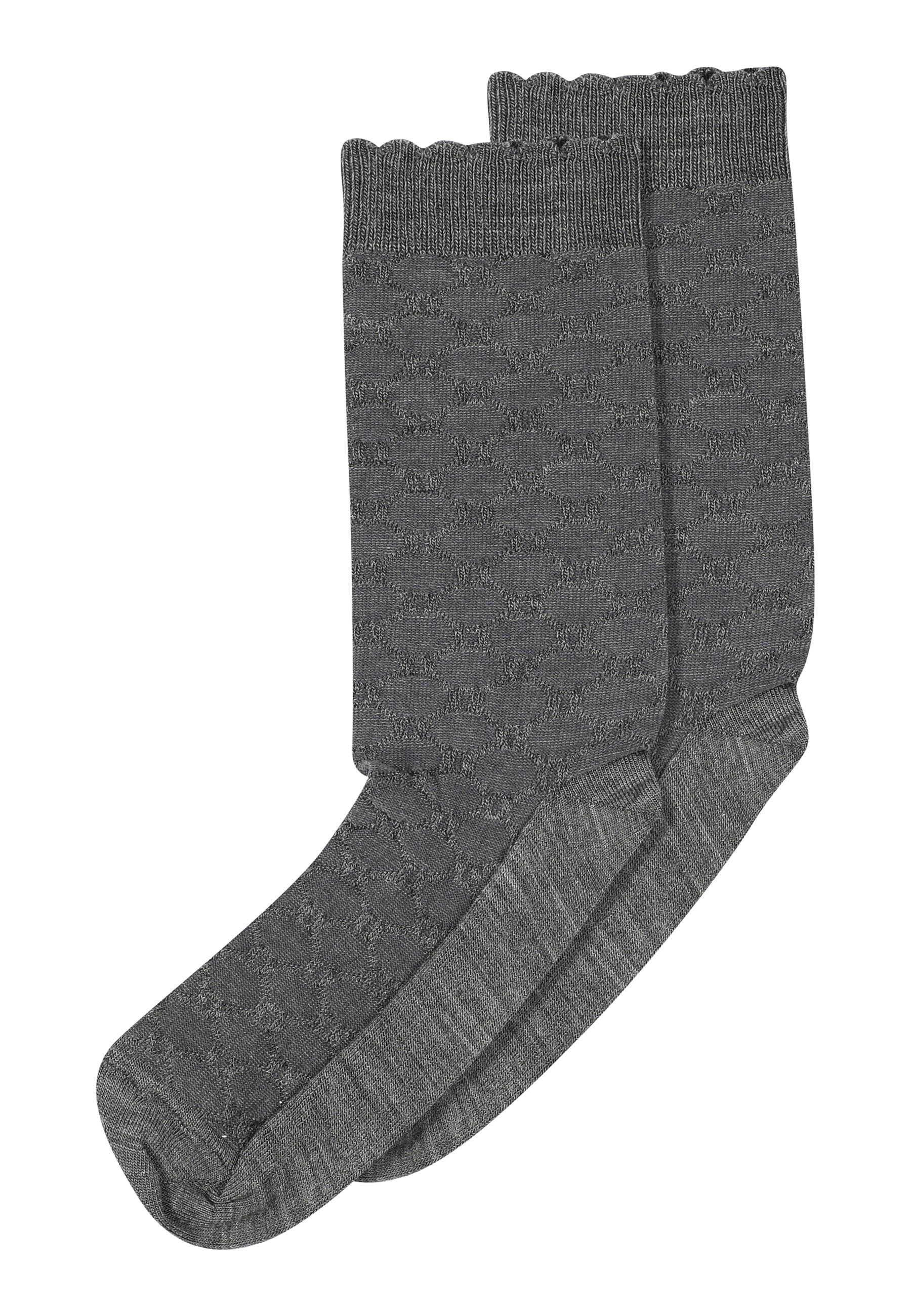 mpWoman  Grace strømper - Medium Grey Melange