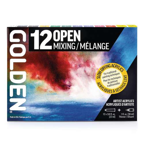 GOLDEN OPEN Acrylfarben Mixing-Set