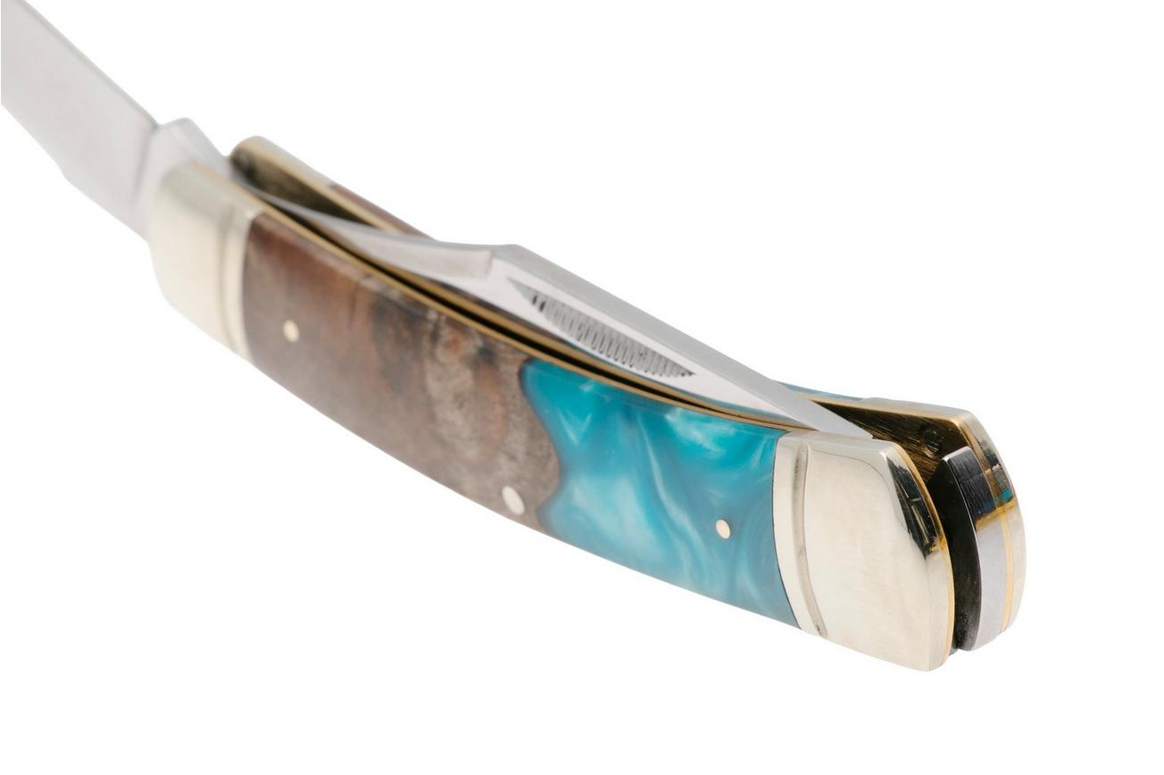 Rough Ryder Large Moose RR2652, Satin 440, Pandora Swirl Wood Resin, zakmes