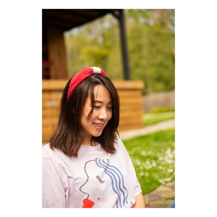 Beauw Serre-tête Turban Eponge | Rouge