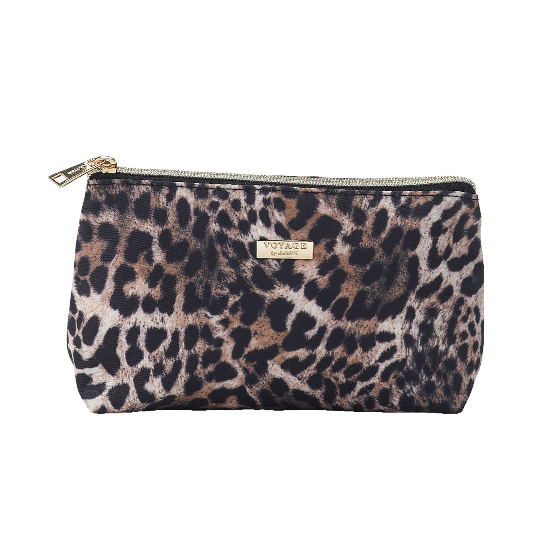 Classic toalettmappe til dame leopard liten