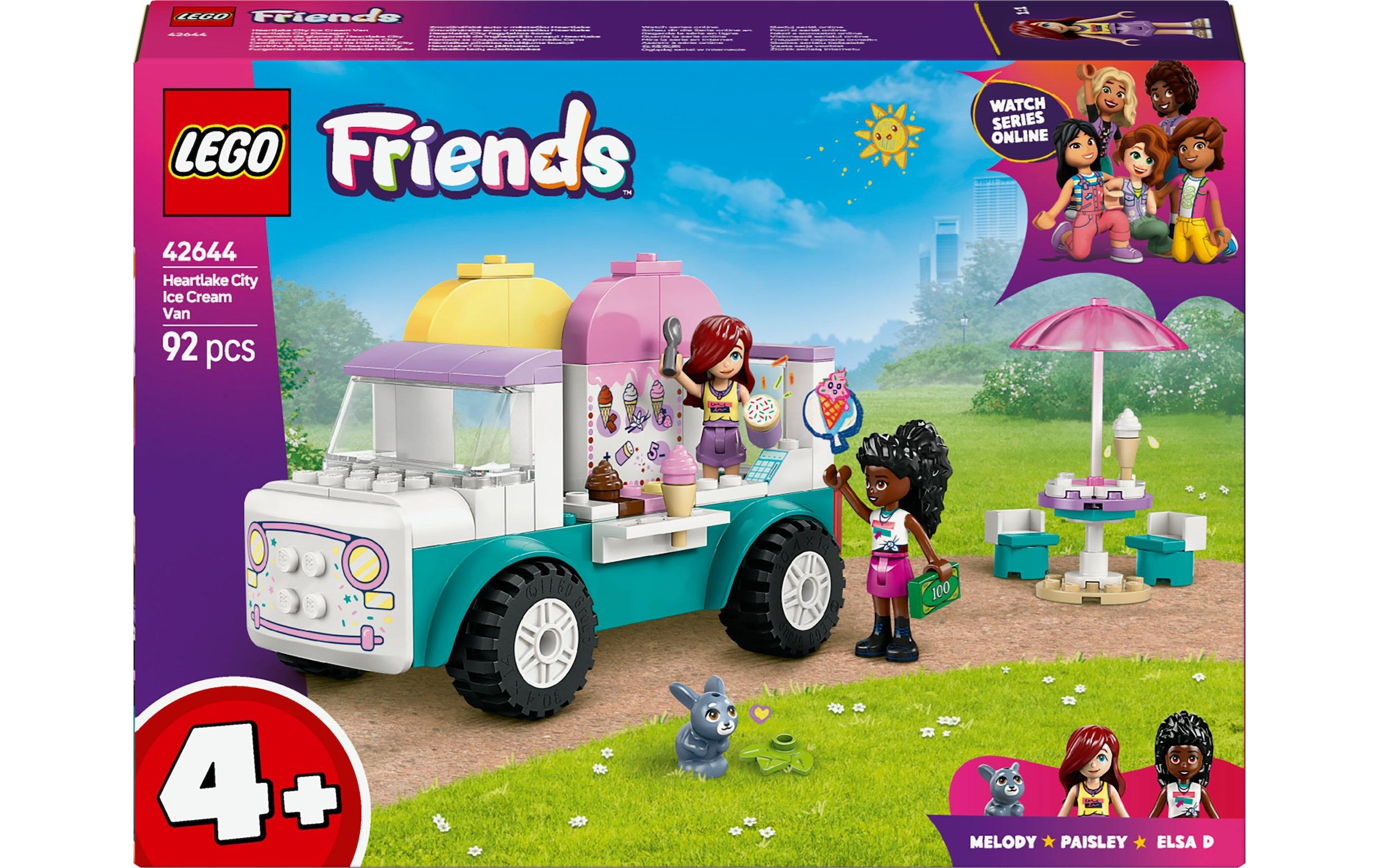 LEGO® Spielbausteine »Friends Heartlake City Eiswagen 42644«
