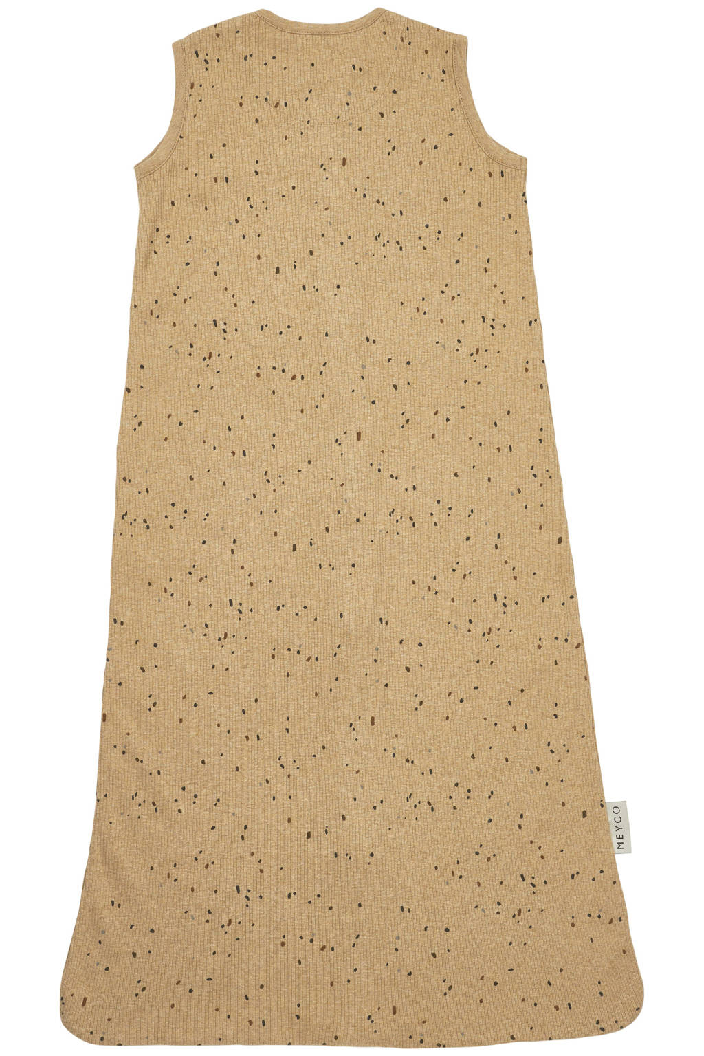 Rib Mini Spot baby slaapzak toffee melange