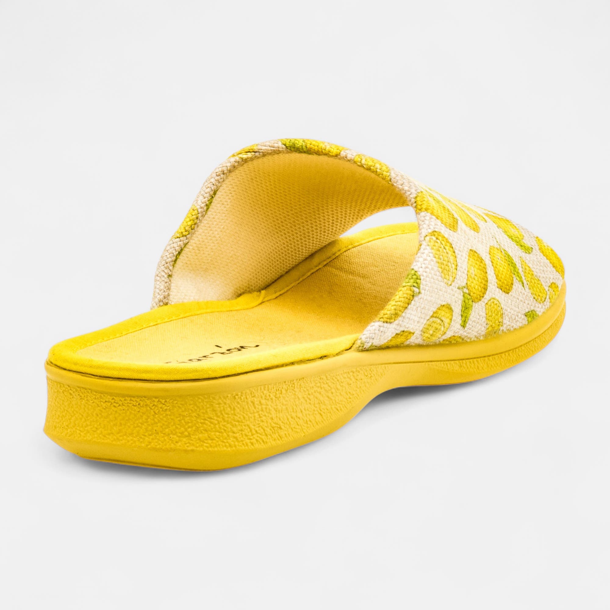 Pantoufles mules Femme jaune